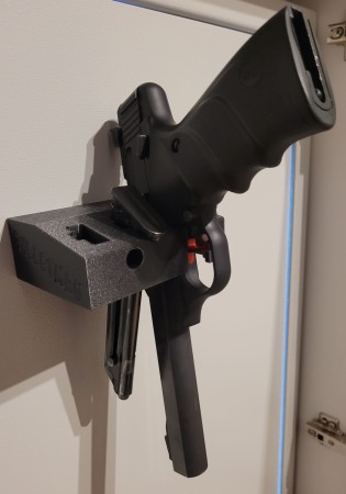 Uchwyt na broń BROWNING BUCK MARK / RUGER MK IV/III .22LR + 2 magazynki (wkładane od góry)