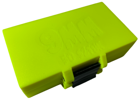 Pudełko / pojemnik na amunicję 9MM (pokrywka na zapięcie)