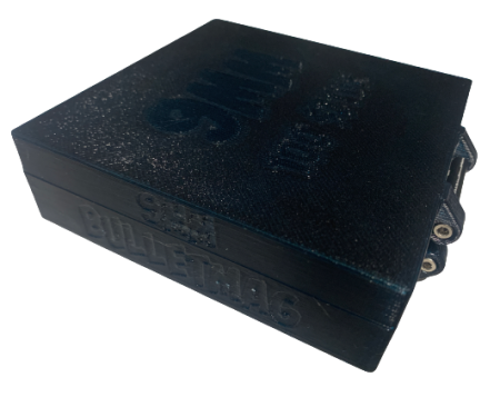 Pudełko / pojemnik na amunicję 9MM (pokrywka na zapięcie)