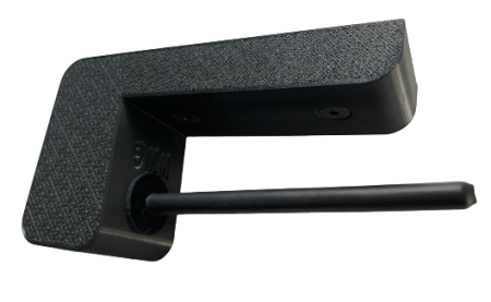 Uchwyt na broń krótką (lufa wsuwana na pręt)