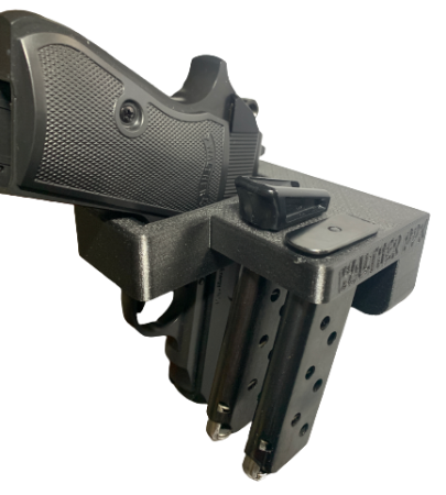 Uchwyt na broń WALTHER PPK + 2 magazynki (wkładane od góry)