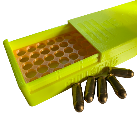 Przejdź do produktu Pudełko / pojemnik na amunicję 45 ACP (przesuwana pokrywka)