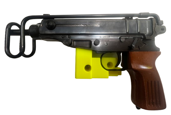 Przejdź do produktu Uchwyt na broń SKORPION vz. 61 (mocowanie bokiem - wkładanie od góry w gniazdo magazynka)
