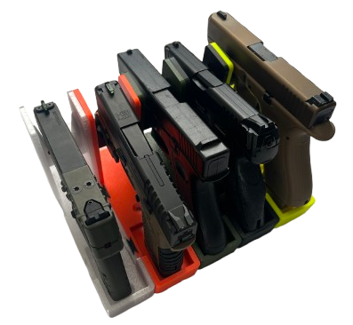 Stojak modułowy na broń krótką (z opcją magazynków obok)