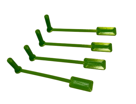 Flaga bezpieczeństwa do broni krótkiej 22LR (gumowa) - 4 sztuki w komplecie