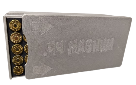 Pudełko / pojemnik na amunicję .44 MAGNUM (przesuwana pokrywka)