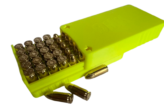 Przejdź do produktu Pudełko / pojemnik na amunicję 9MM (przesuwana pokrywka)