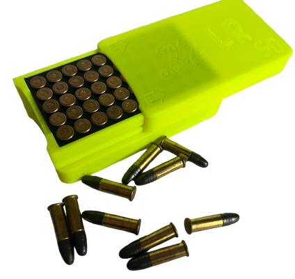 Pudełko / pojemnik na amunicję .22LR (przesuwana pokrywka)