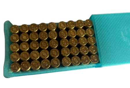 Pudełko / pojemnik na amunicję .45ACP do wkładek S&B (przesuwana pokrywka)