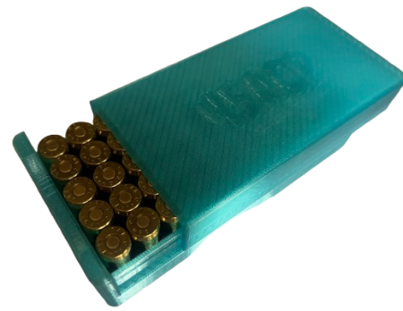 Pudełko / pojemnik na amunicję .45ACP do wkładek S&B (przesuwana pokrywka)