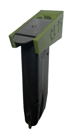 Uchwyt / wieszak magnetyczny na magazynki CZ 75 (wkładane z przodu)