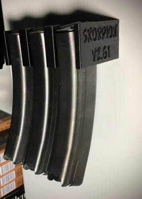Uchwyt na magazynki SKORPION vz 61 (wkładane z przodu)