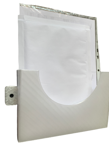 Pojemnik na dokumenty / pozwolenie / promesy (mocowany na magnesy do szafy)