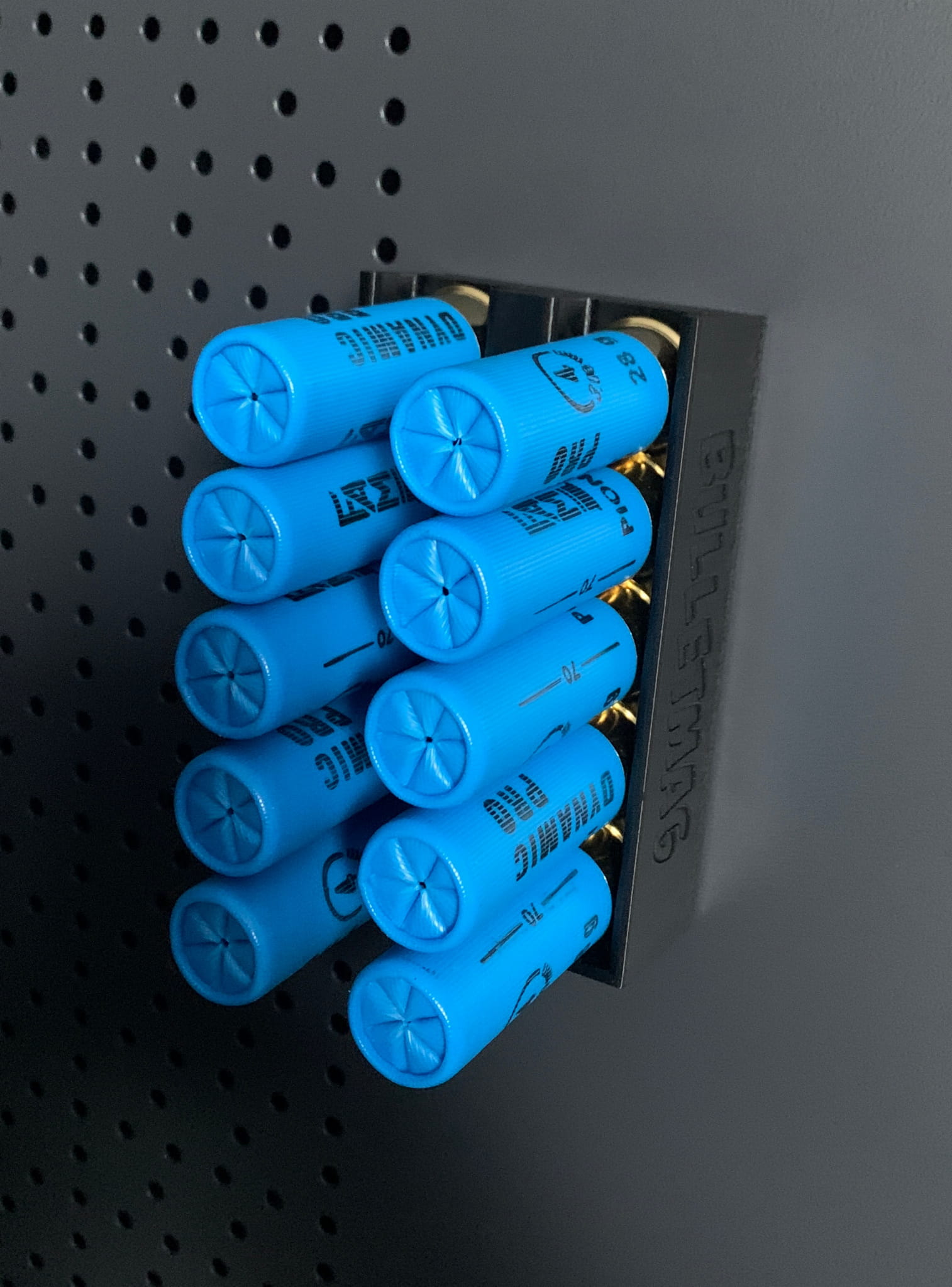 Uchwyt / wieszak na amunicję 12GA (wkładanie od góry w rzędach)