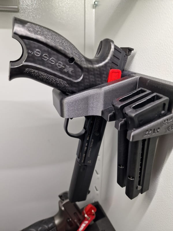 Uchwyt na broń HAMMERLI X-ESSE + 2 magazynki (wkładane z przodu)