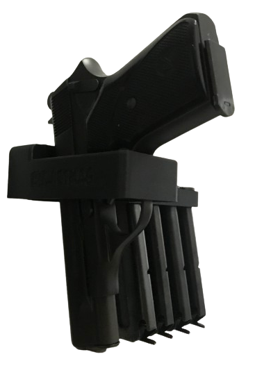 Uchwyt na broń Zastava M70 + magazynki (wkładane od góry)
